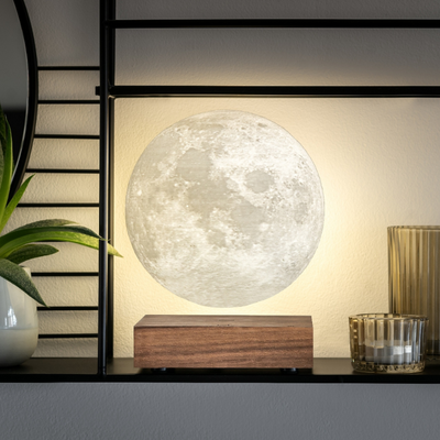 Gingko Smart Moon Lamp - American Walnut