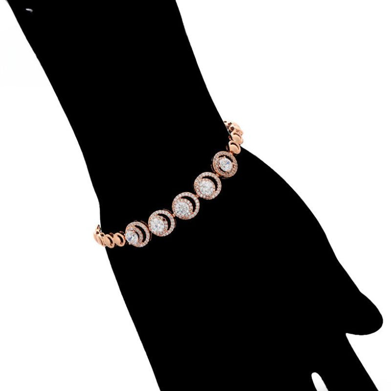 Diamond Rose Gold Bracelet