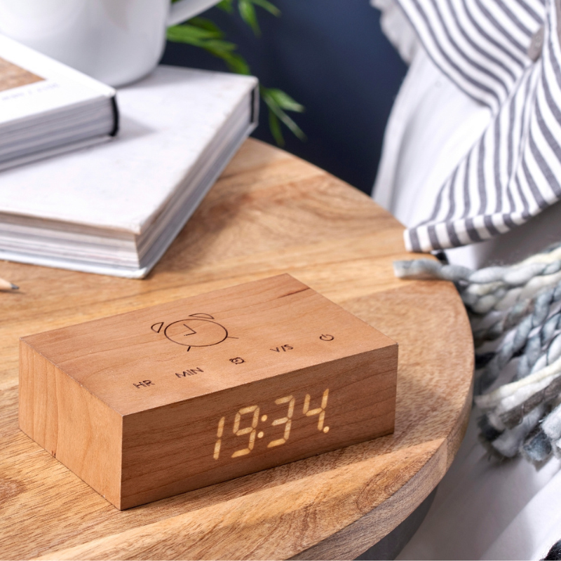 Gingko Flip Click Clock