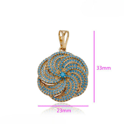 Vera Zircon Pendant with Necklace