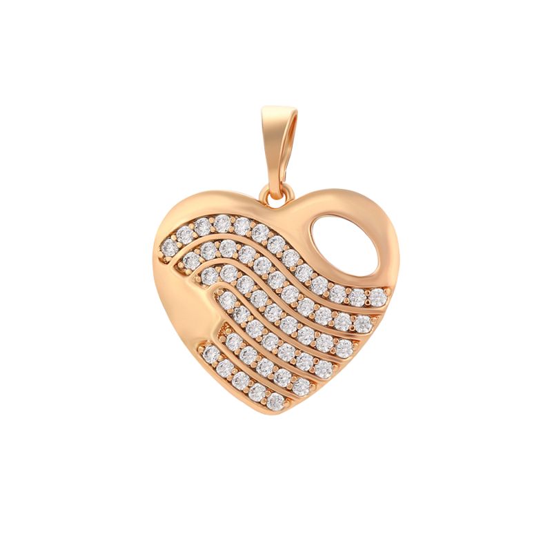 Lara Love Heart Pendant With Necklace