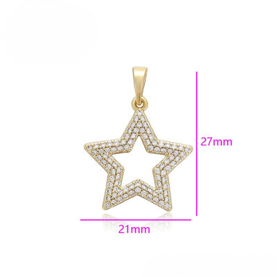 Cosmos Star Pendant With Necklace