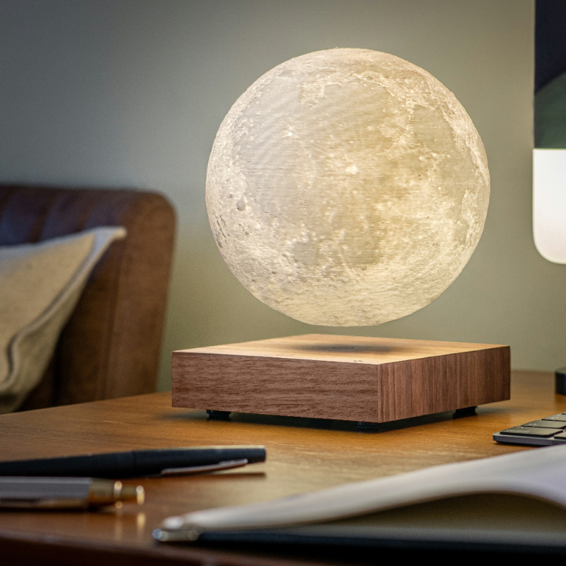 Gingko Smart Moon Lamp - American Walnut