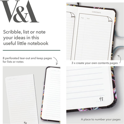 IF V&A Bookaroo A6 Journal - Sundour Pheasant