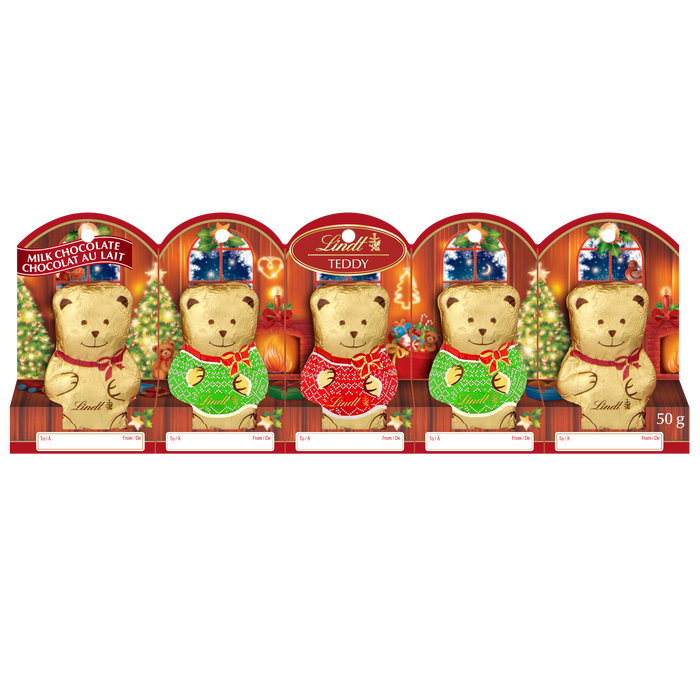 Lindt Teddy Milk Chocolate 5 Pack