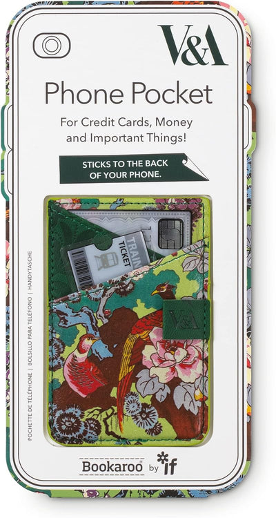 IF V&A Bookaroo Phone Pocket - Sundour Pheasant