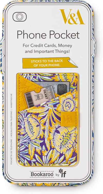 IF V&A Bookaroo Phone Pocket - Morris Tulip & Willow