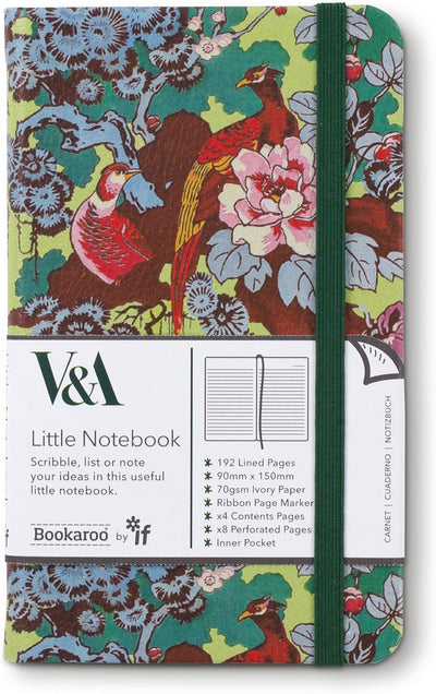 IF V&A Bookaroo A6 Journal - Sundour Pheasant