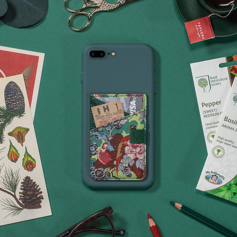 IF V&A Bookaroo Phone Pocket - Sundour Pheasant