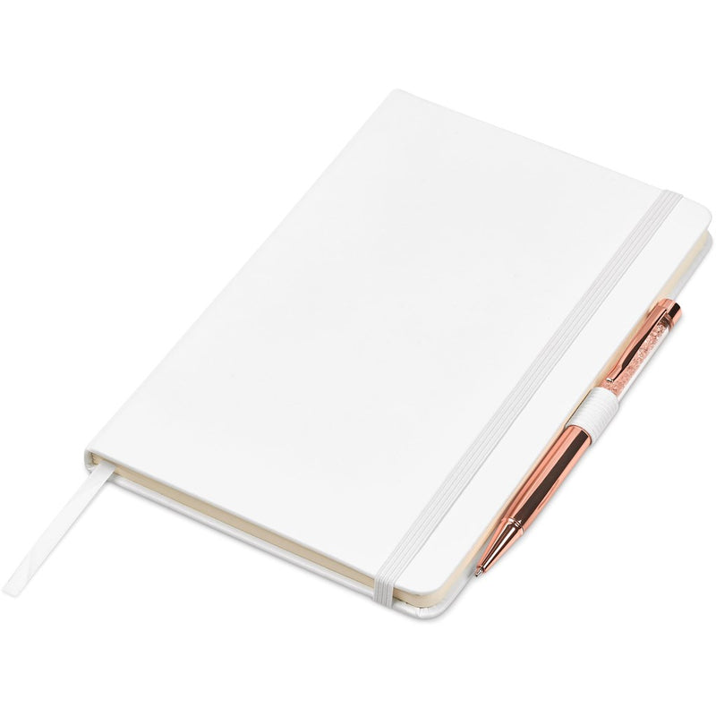 Hailford Notebook & Pen Set - White