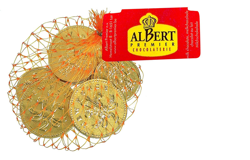 Milk Gold Chocolate Coins In Net