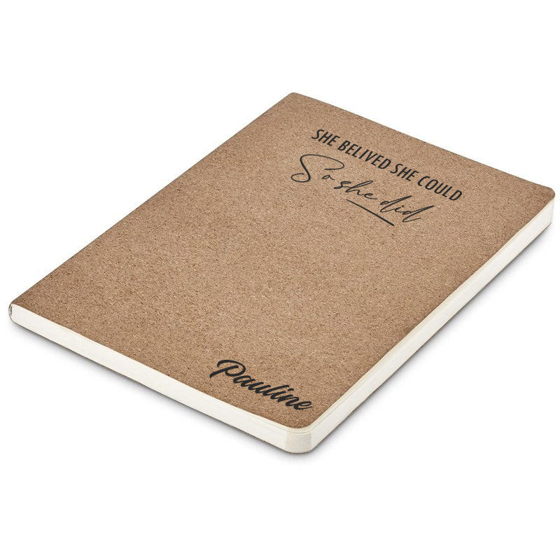 Personalised Okiyo Sodan Cork A5 Soft Cover Notebook