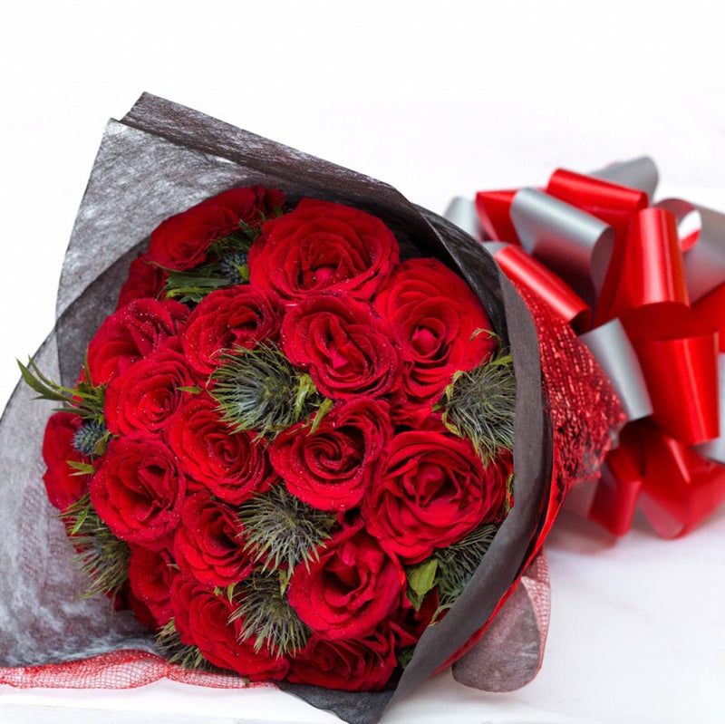 Seductive Red Roses Bouquet