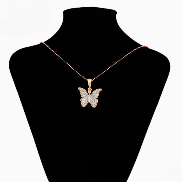 Scarlett Butterfly Pendant With Necklace