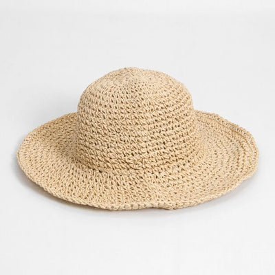 Natural Straw Effect Sun Hat