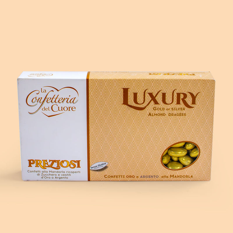 La Confetteria Del Cuore Gold Sugar Coated Almonds 1000g