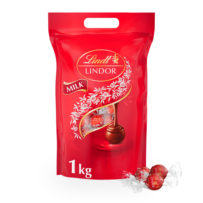 Lindt LINDOR Milk Bag 1kg