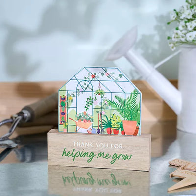 The Cottage Garden Greenhouse Plaque – 'Thank You'
