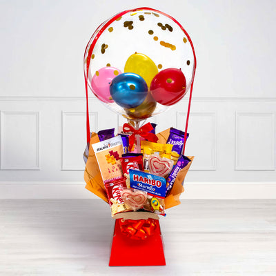 Chocolate Celebration Bouquet with Balloon