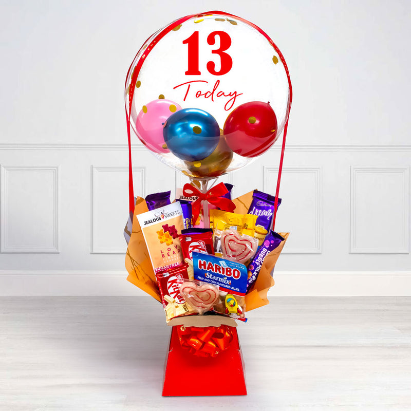 Chocolate Celebration Bouquet with Balloon