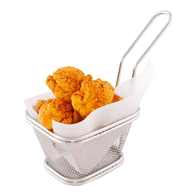 Square Stainless Steel Mini Fryer Basket