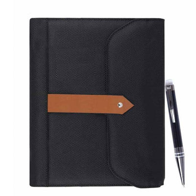 Sophisticated Personalised A5 Notebook in Sleeve And Pen