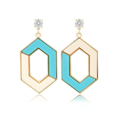 Date Night Aqua Earrings