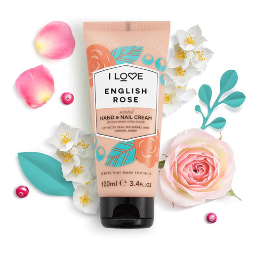 English Rose Hand and Nail Cream 100ml