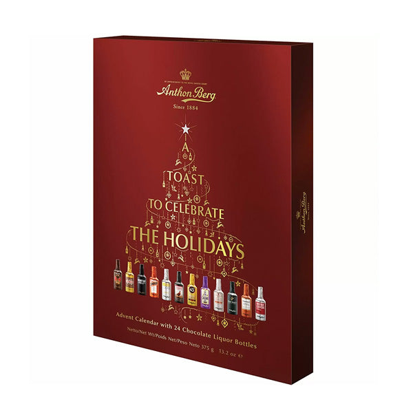 The Anthon Berg Chocolate Liqueur Advent Calendar, 375g