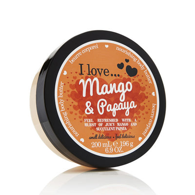 I LOVE Mango & Papaya Body Butter, 200ml