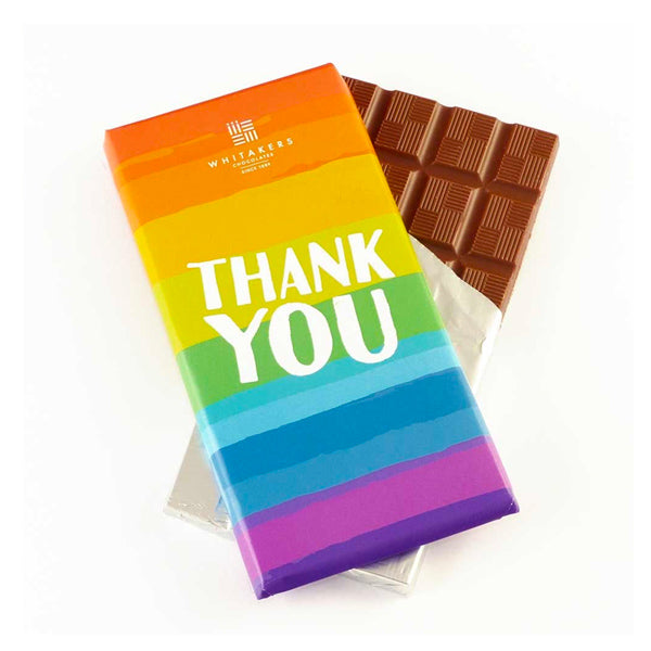 Thank You Milk Chocolate Bar by Whitakers - 90g – Purpink Gifts Ltd