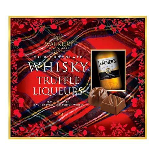 Walkers Milk Chocolate whisky Truffles Liqueurs 120g