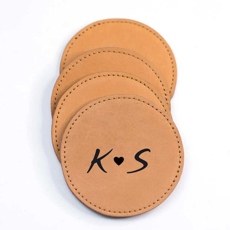 Personalised Genuine Leather Coasters (Copy)