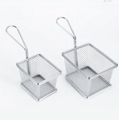 Square Stainless Steel Mini Fryer Basket