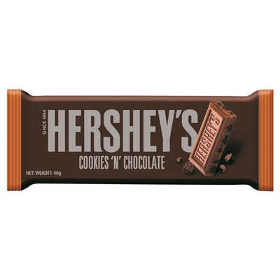 Hershey's Cookies & Chocolate Bar 40g